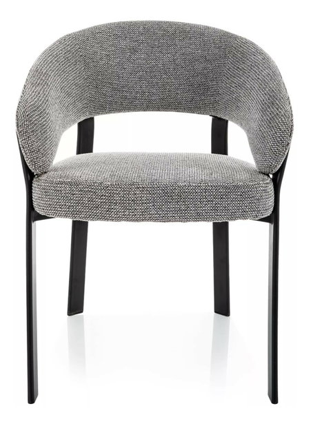 Jedálenská stolička Nagiso (čierna + sivá)