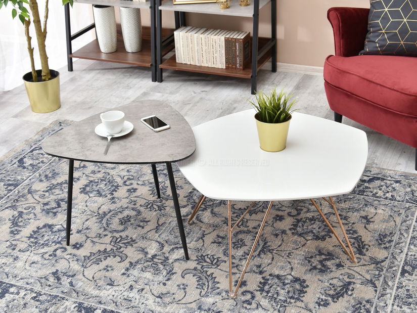 Stolić za kavu Petal Zest Xl (bijela + crna)