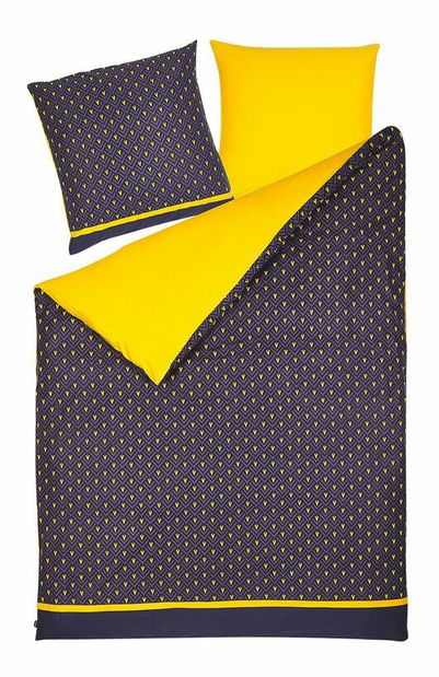 Posteljina 155 x 220 cm Wellington (plava) (u kompletu s jastučnicama)