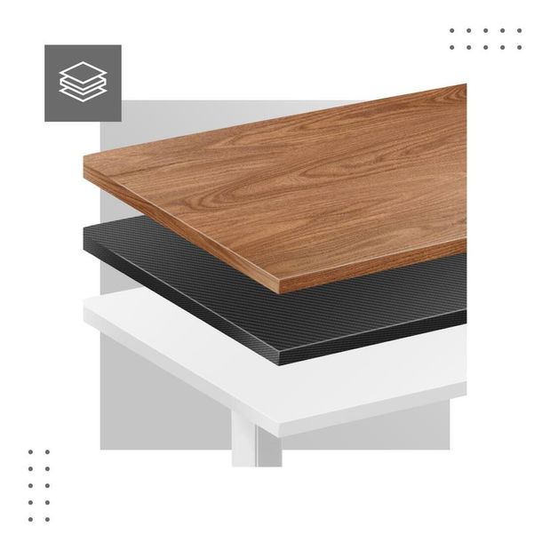 Cadru electric pentru masă Xenon 2.0 (alb)