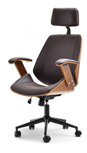 Fotelja Franc (orah + crna)