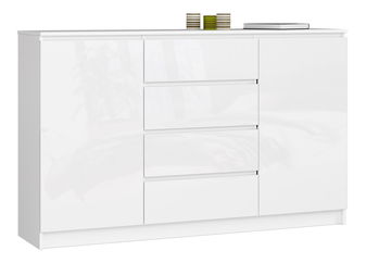 Komoda Koa (lesk biely)