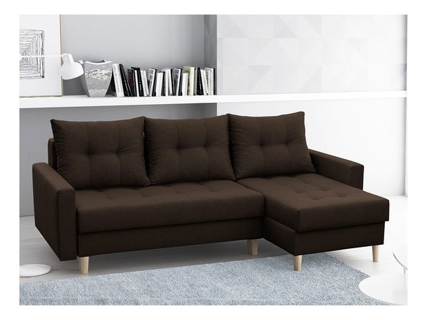 Kutna garnitura Malunas (tamnosmeđa)