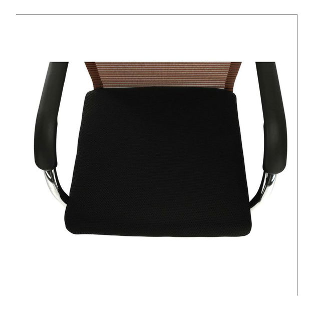 Scaun de conferință Ertozinenca (maro + negru) 