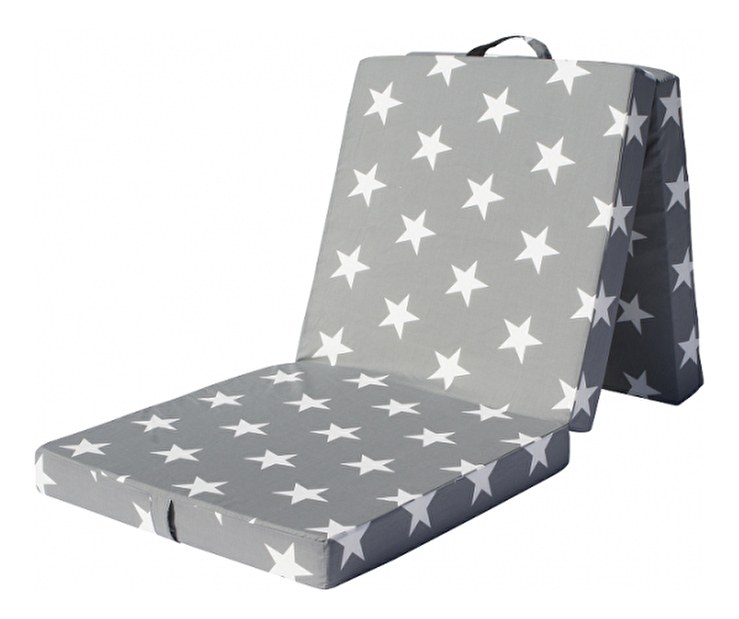 Összecsukható matrac Tomas plusz Star (szürke) *kiárusítás