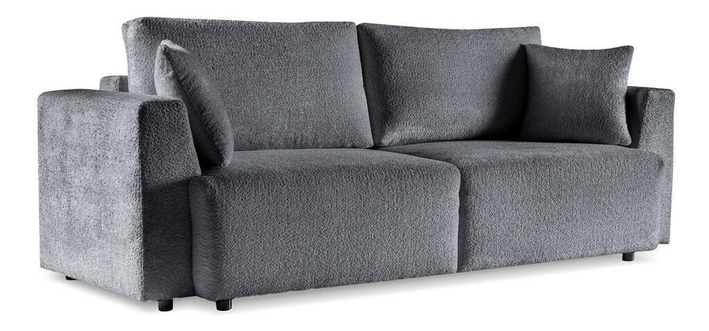 Pohovka trojsedačka Frasco (grafit + čierna)