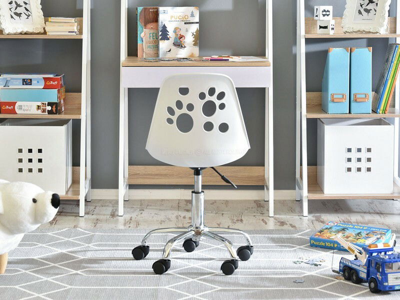 Detská stolička Footy (modrá + chrómová)