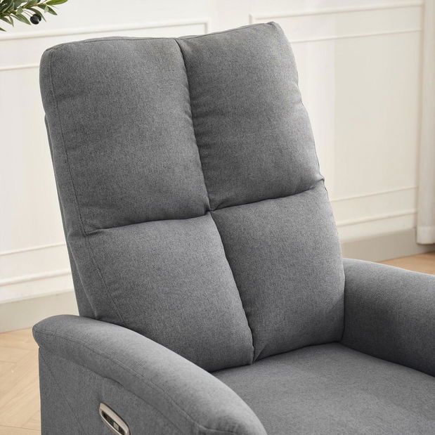 Polohovacie kreslo Tesalureza (sivá)