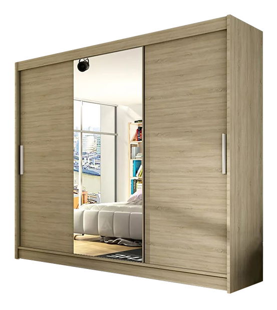 Šatníková skriňa Alex (dub sonoma)