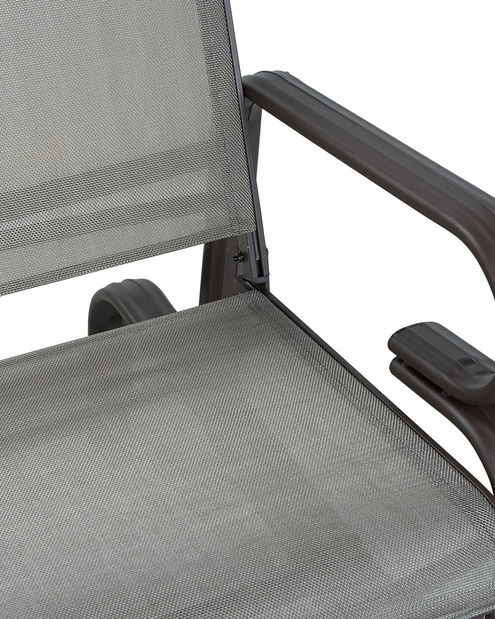 Fotoliu balansoar BORIO (aluminiu) (maro)