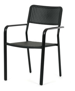 Záhradná stolička Hokera 21 (čierna)