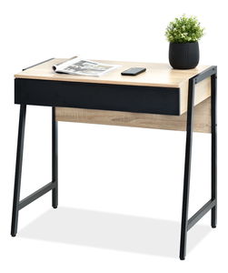 PC asztal Norway (tölgy + fekete)