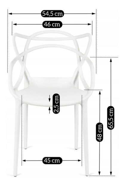 Blagovaonska stolica Cancelacion (bijela) 