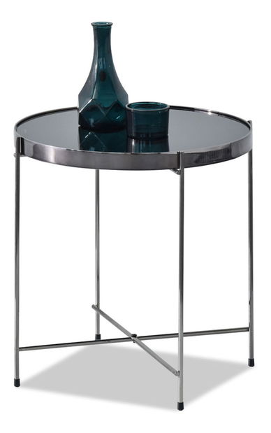 Stolić za kavu Ibbia S (crna + krom)