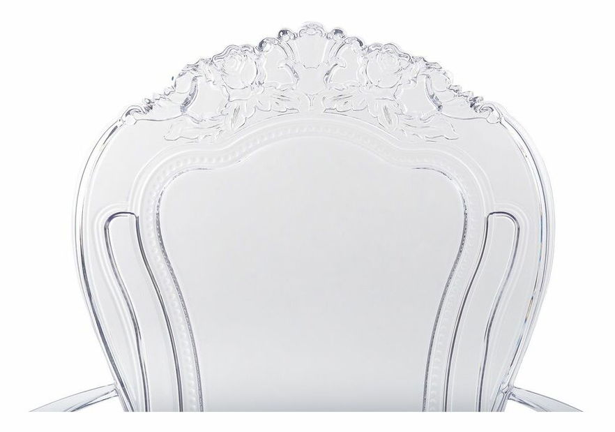 Set 2 ks. jedálenských stoličiek VITTON II (priehľadná) *výpredaj