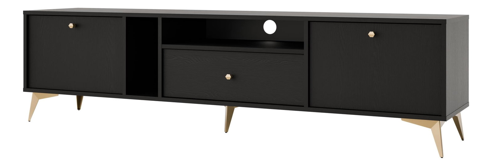 TV stolík Tokyna 313 (čierna)