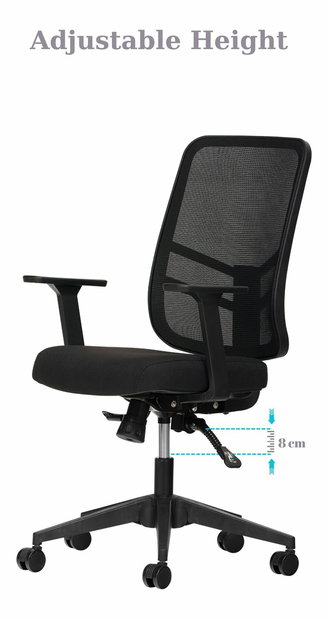 Kancelárska stolička Letto (čierna)