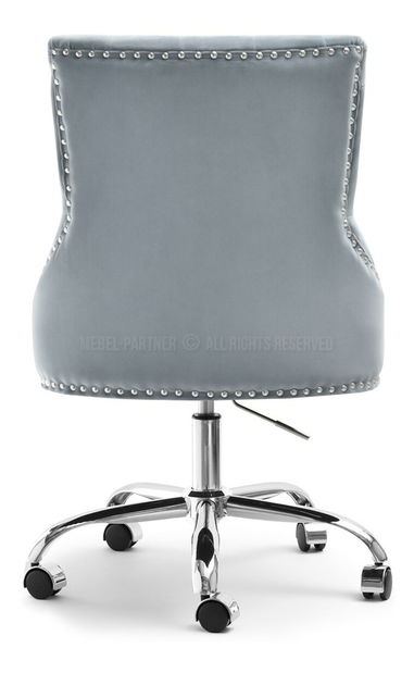 Stolička Sonia (sivá + chrómová)