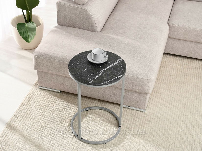 Konferenčný stolík Corden (čierna + chrómová matný)