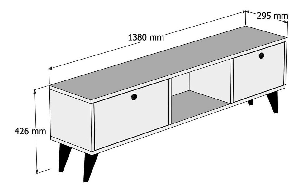 TV stolík/skrinka Serra