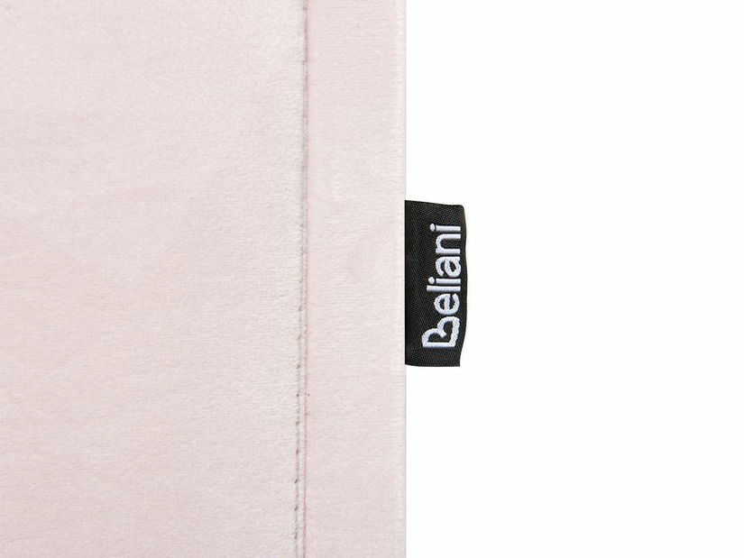 Pat de o persoană 200 x 90 cm Eithan (roz) (cu somieră)