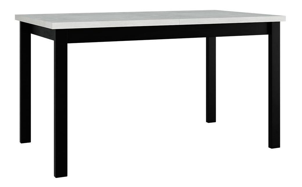 Széthúzható asztal Luca 80 x 140+180 II (fehér L) (fekete)