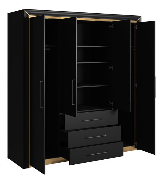 Ormar za garderobu Arnold Typ 20 (crna)