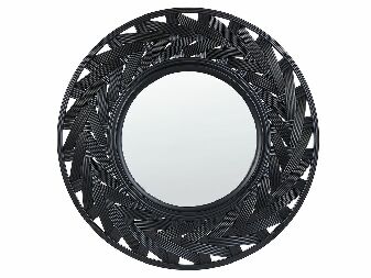 Zidno ogledalo Tempest (crna) 