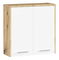 Dulap de baie suspendat Farid TYP5 (Stejar artisan + Alb)