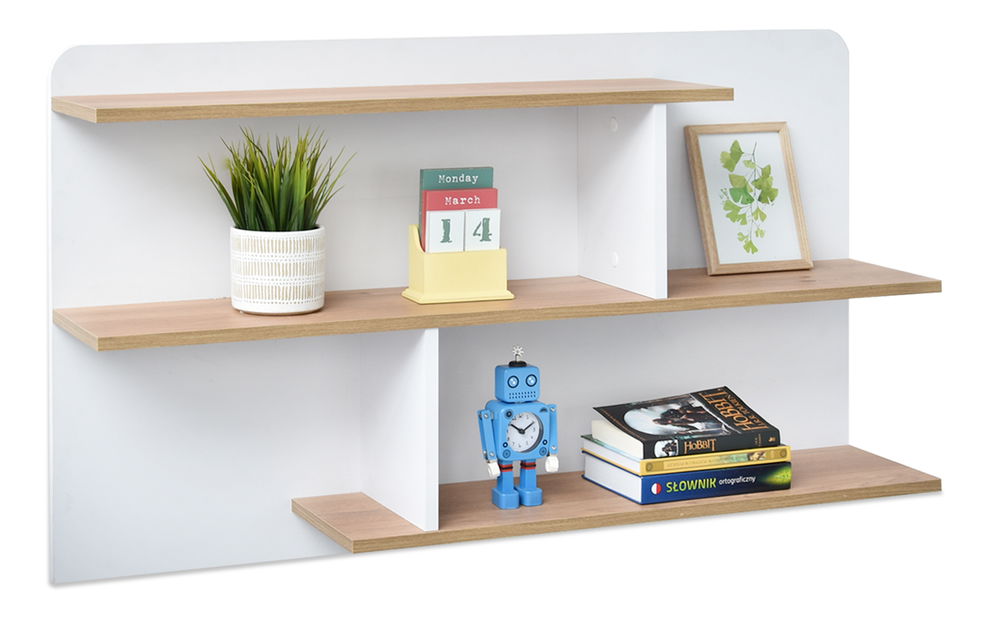 Zidna polica Congresual C08 (bijela)