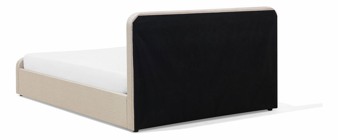 Manželská posteľ 140 cm ROME (s roštom a úl. priestorom) (béžová) *výpredaj