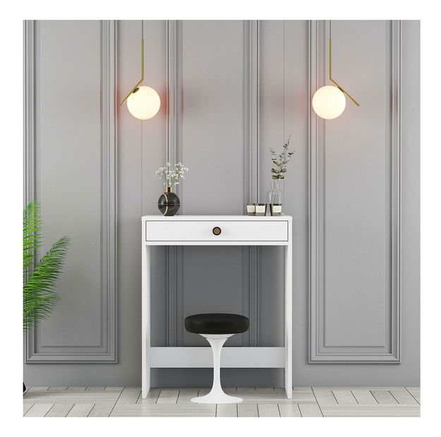 Măsuță de toaletă Logan 1 (alb)