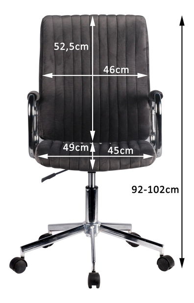 Irodai szék Fronteras (rózsaszín)