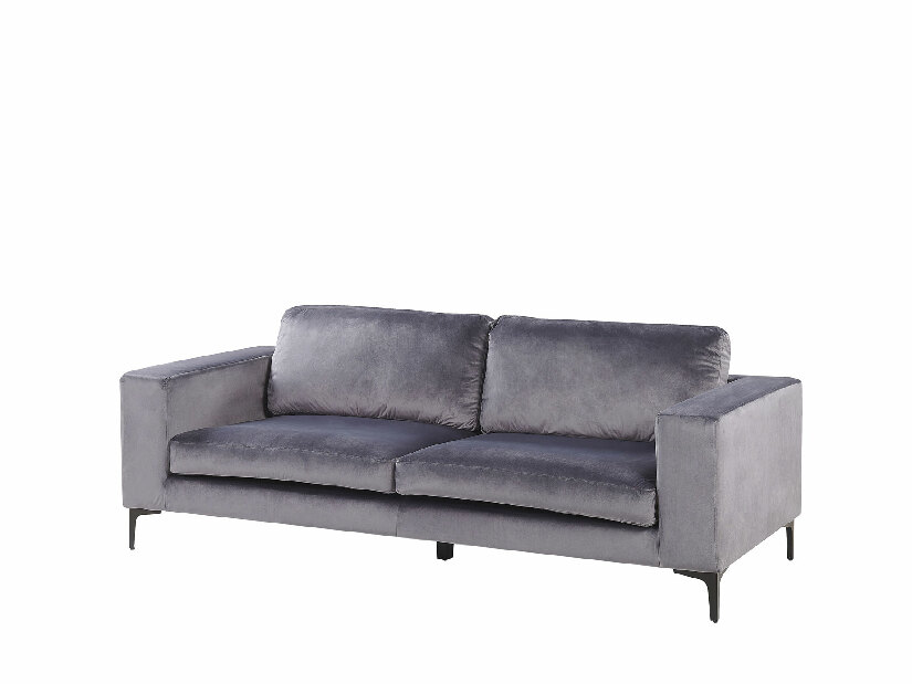 Sofa trosjed VEDISO (poliester) (tamno siva)