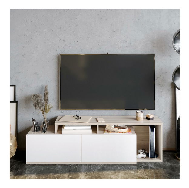 Masă TV/Dulap Neru (cordoba + alb)