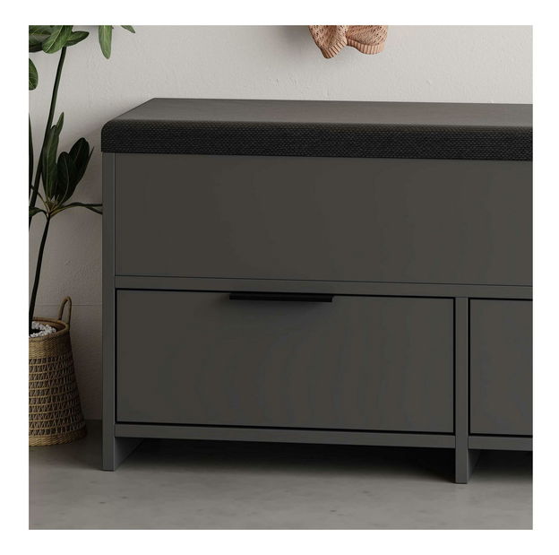 Cipősszekrény Clove (antracit) 