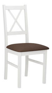 Scaun bucătărie Zafir X (alb + maro)