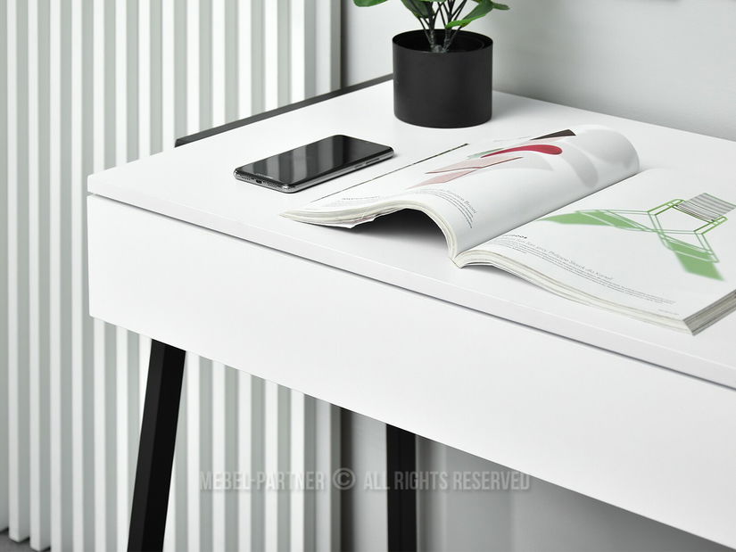 Masă PC Norway (alb + negru)