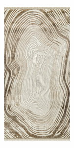 Koberec 80 x 300 cm Amora (béžová + hnedá)