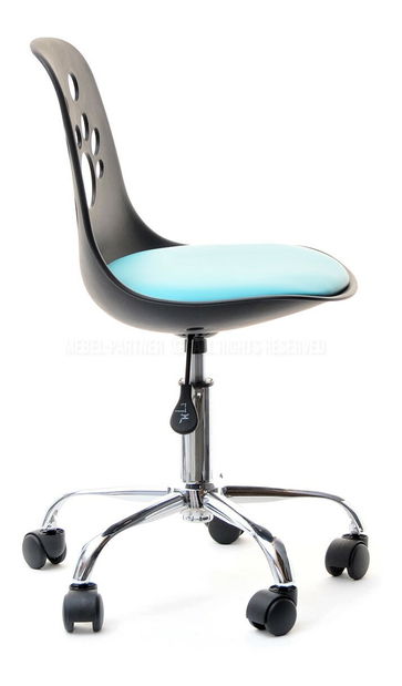 Scaun pentru copii Footy (albastru + crom)