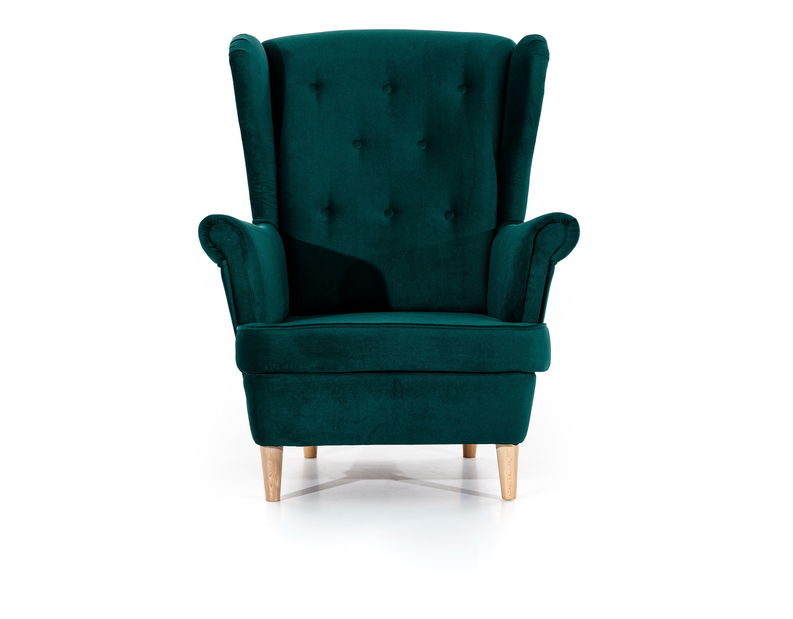 Kreslo ušiak Arisea (svetlosivá)