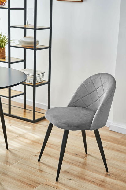 Jedálenská stolička Senuri (sivá)