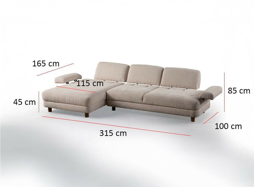 Kutna garnitura Nicel (krem) (L)