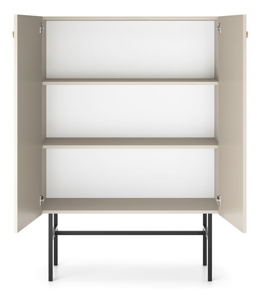 Dulap Desanta 2D (bej + negru)