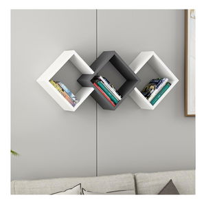 Raft Konala (alb + antracit) 