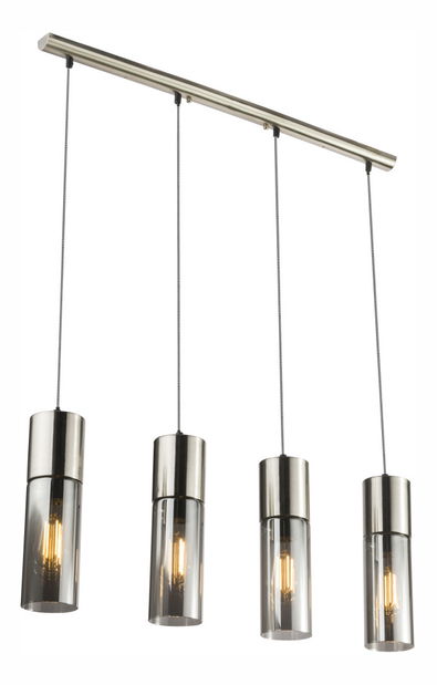 Függesztett lámpa Annika 21000-4HN (modern/dizájn) (nikkel + füst)