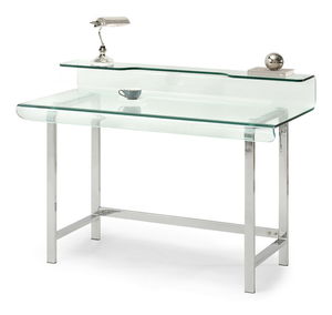 PC stol Lazuli (staklo + krom)