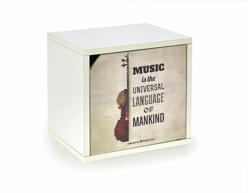 Skrinka Aero Guitar (vzor gitara)