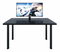 Herný pc stôl Gamer X (čierna) (bez osvetlenia)