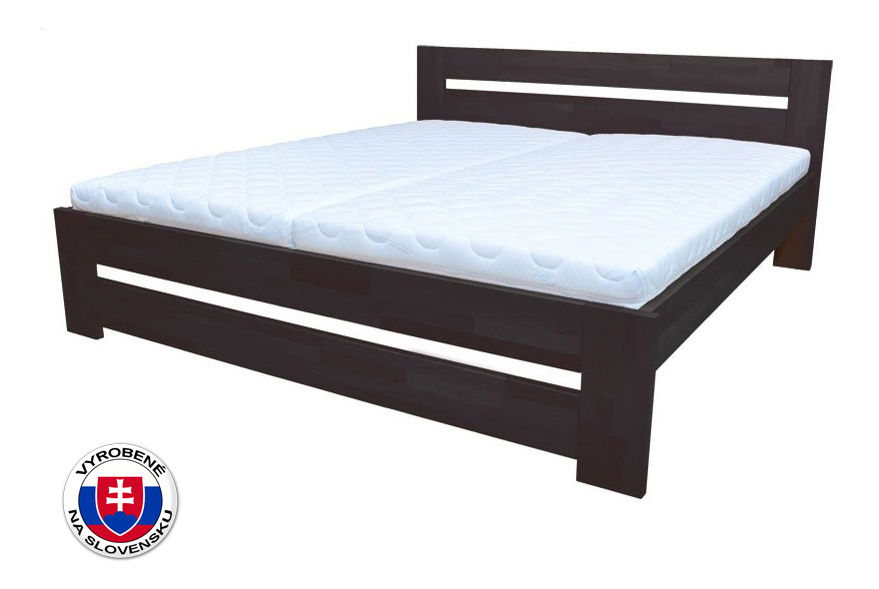 Manželská posteľ 220x140 cm Nora (masív)